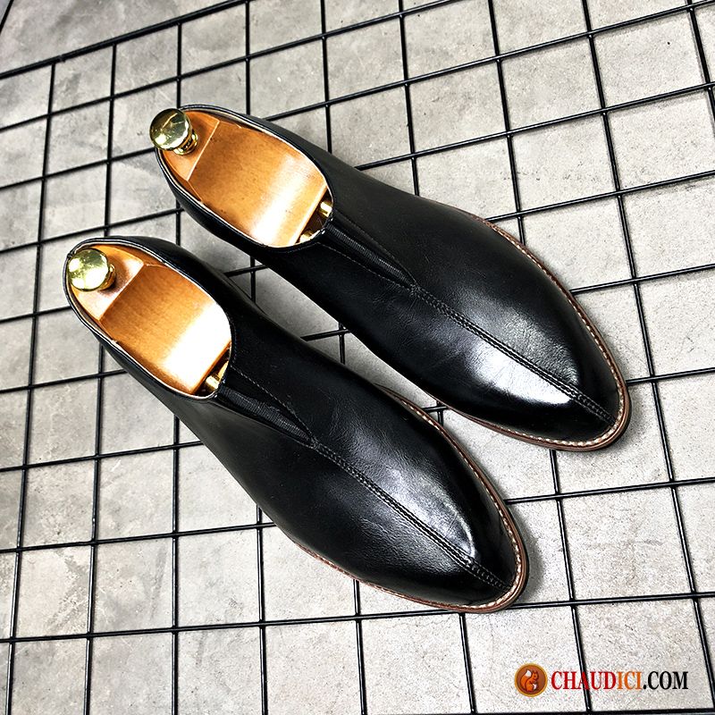 Chaussure Cuir Pas Cher Homme Décontractée Derbies Slip-on Homme Angleterre France