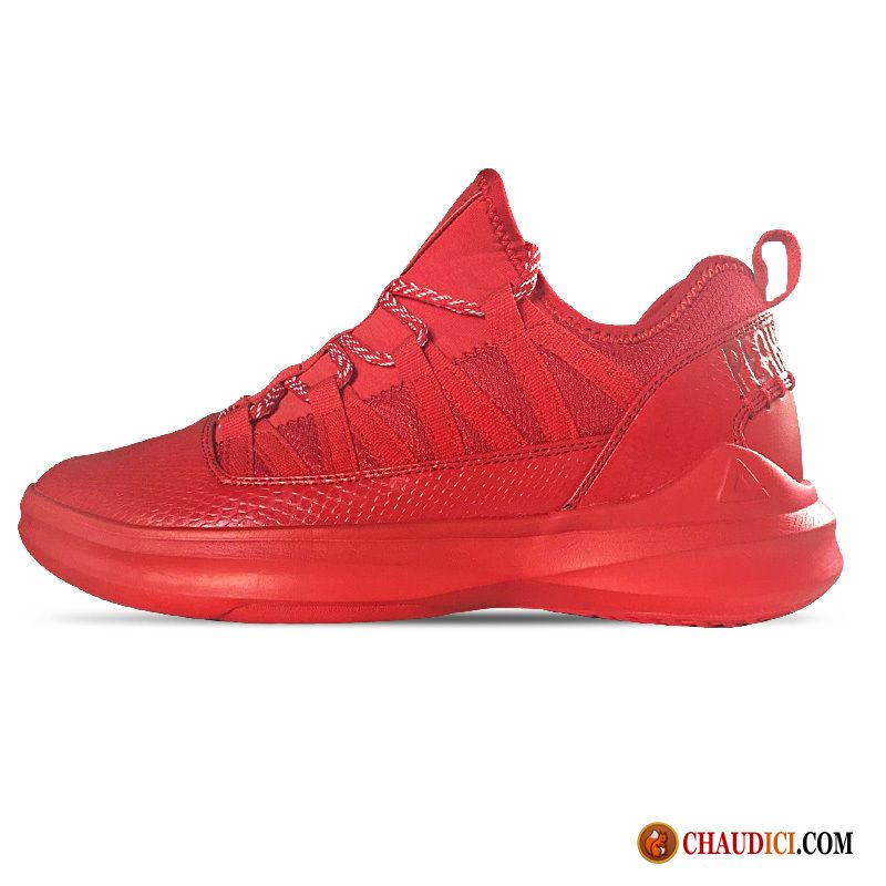 Chaussure De Basket-ball Pas Cher Rouge Culture Chaussures De Course Sport Homme Printemps France