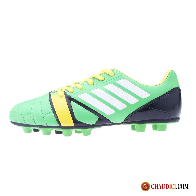 Chaussure De De Foot Crampons Homme Turquoise Caoutchouc Entraînement Chaussures De Foot Plancher Dur Longue France