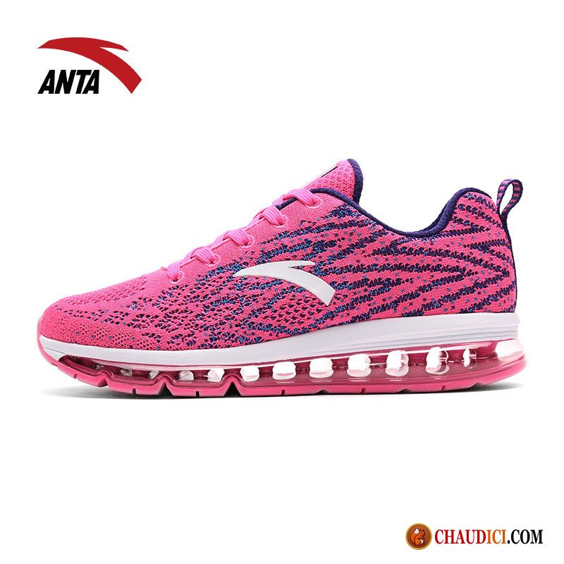 Chaussure De Running Rose Coussin D'air Sport Femme Printemps Chaussures De Running Pas Cher