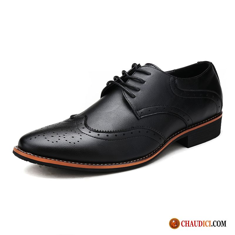 Chaussure Homme Classe Derbies Pointe Pointue Respirant Décontractée Entreprise