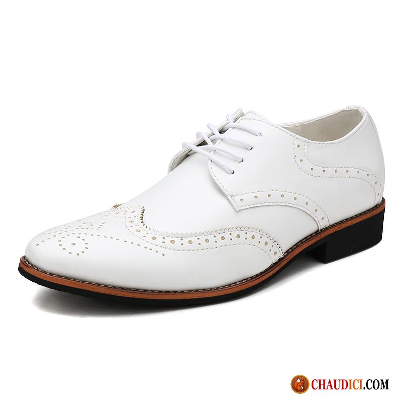 Chaussure Homme Classe Derbies Pointe Pointue Respirant Décontractée Entreprise