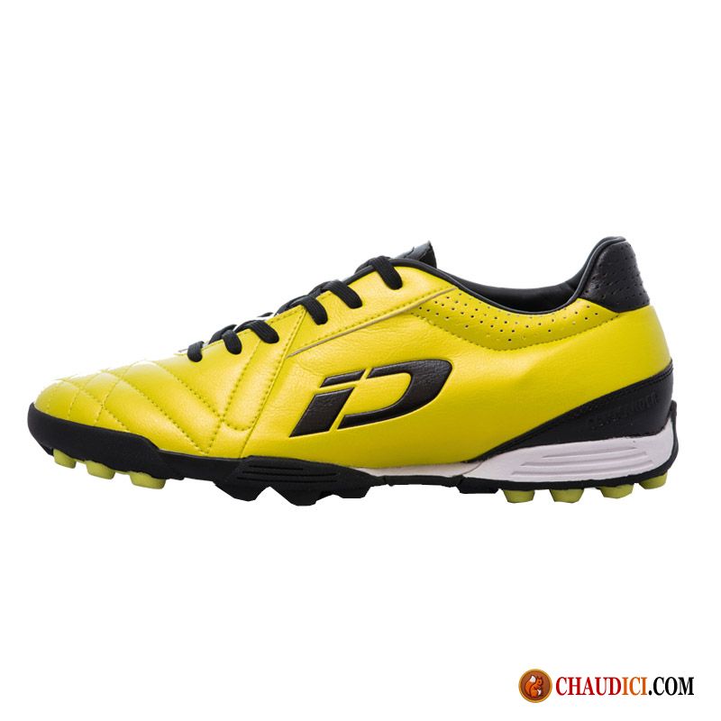 Chaussure Homme De De Foot Jaune Authentique Sport Homme Cuir Véritable Prairie Pas Cher