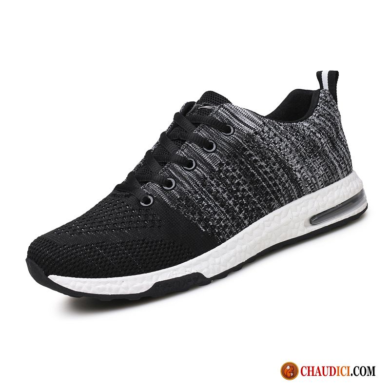 Chaussure Homme Running Pas Cher Sport Mode Respirant Tissage En Vol Mesh