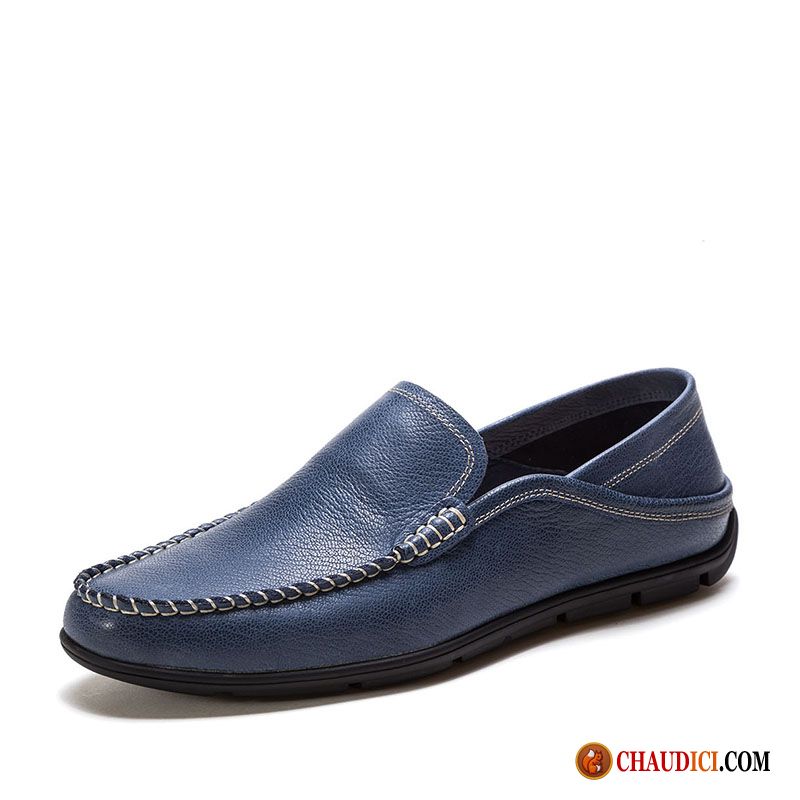 Chaussure Mocassin Homme Pas Cher Flâneurs Cuir Homme Plates Printemps