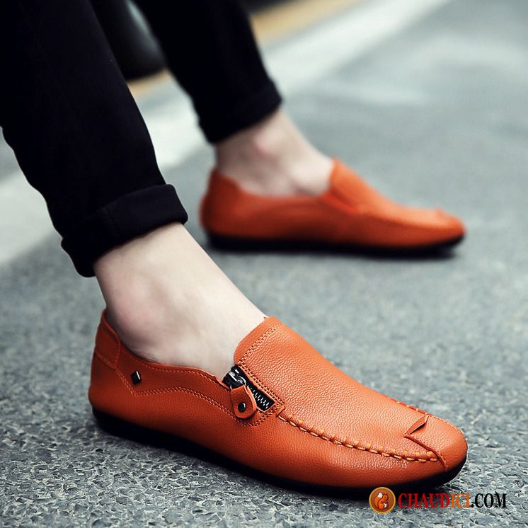 Chaussure Mocassin Homme Pas Cher Sarcelle Tous Les Assortis Slip-on Tendance Homme Derbies