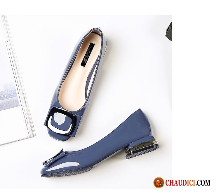 Chaussure Mocassin Pour Femme Bleu Tous Les Assortis Femme Derbies Flâneurs En Vente