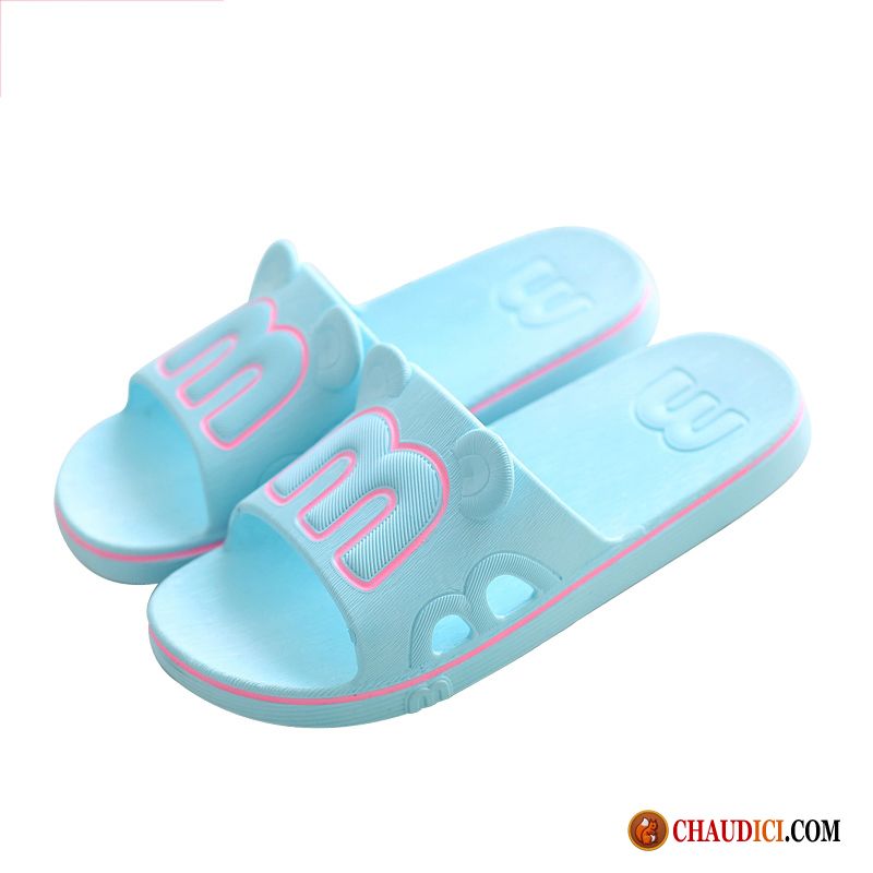 Chaussures Femme Confort Été Tongs Chaussons Enfant Salle De Bains Intérieur