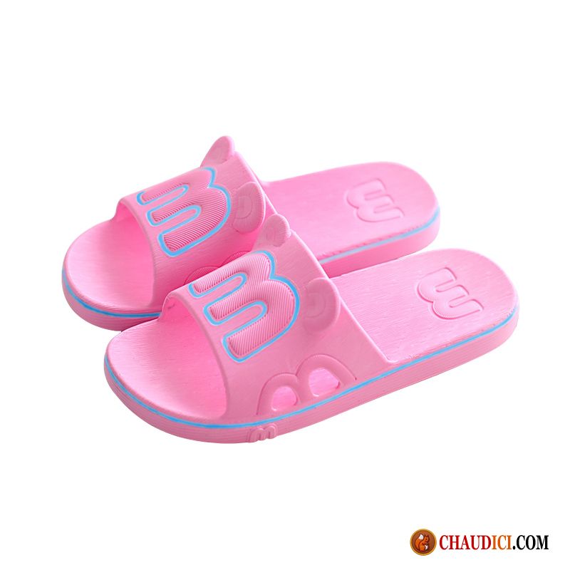 Chaussures Femme Confort Été Tongs Chaussons Enfant Salle De Bains Intérieur