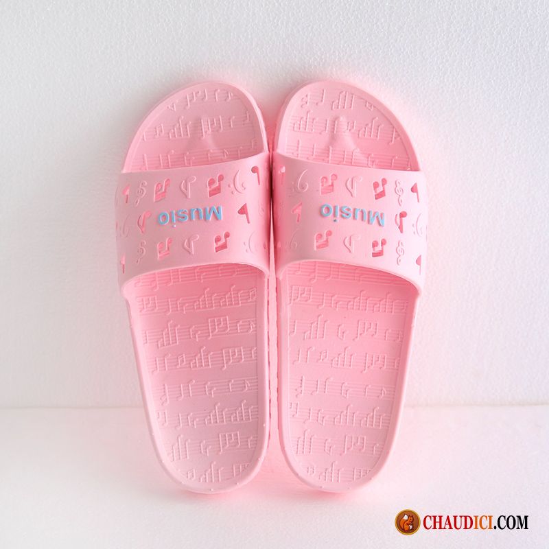 Chaussures Femme Confort Été Tongs Chaussons Enfant Salle De Bains Intérieur