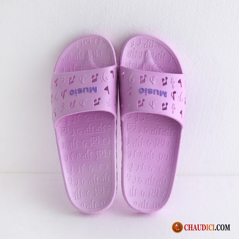 Chaussures Femme Confort Été Tongs Chaussons Enfant Salle De Bains Intérieur