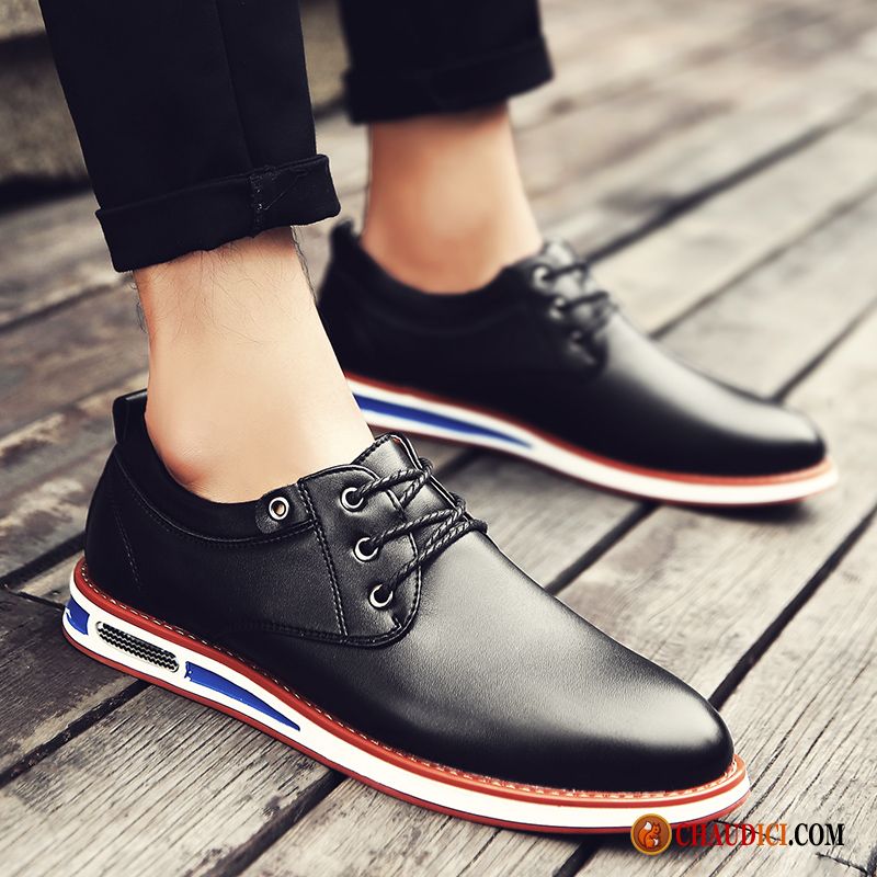 Chaussures Homme Cuir Marron Tous Les Assortis Décontractée Entreprise Chaussures En Coton Derbies