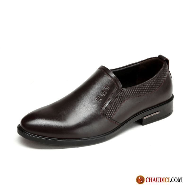 Chaussures Homme Cuir Souple De Boîtier Rouge Homme L'automne Noir