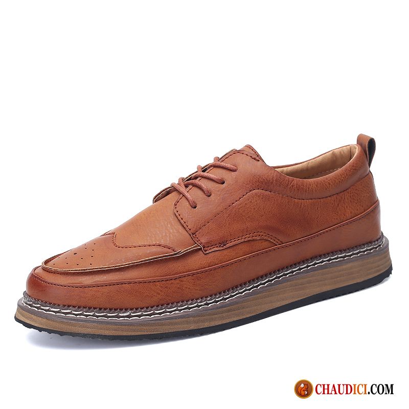 Chaussures Homme Toulouse Lavande Derbies Homme Tendance Semelle Épaisse Basse