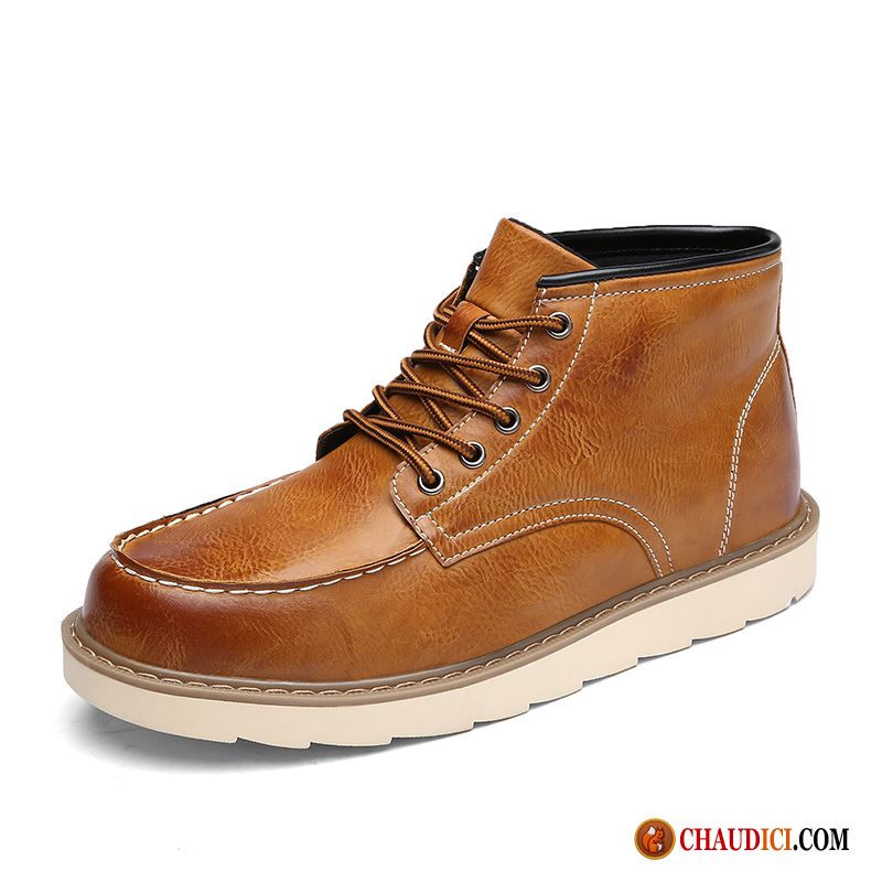 Chaussures Hommes Marques Gros Angleterre Hautes L'automne Bottes