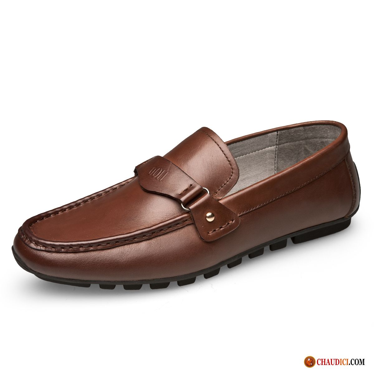 Chaussures Loafers Homme Flâneurs Tendance Cuir Véritable Angleterre Homme En Ligne