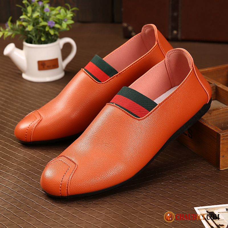 Chaussures Mocassins Homme Tendance Seashell Tendance Flâneurs Slip-on Homme Printemps Soldes