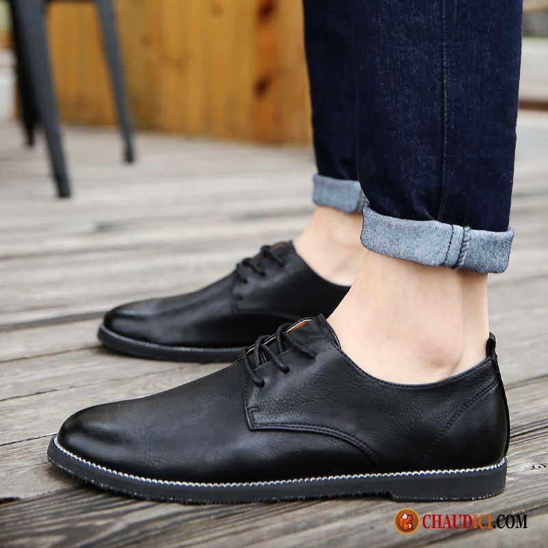 Chaussures Simili Cuir Homme Lavande Entreprise Été Tendance Homme Tous Les Assortis Soldes