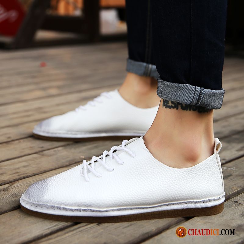 Chaussures Simili Cuir Homme Lavande Entreprise Été Tendance Homme Tous Les Assortis Soldes