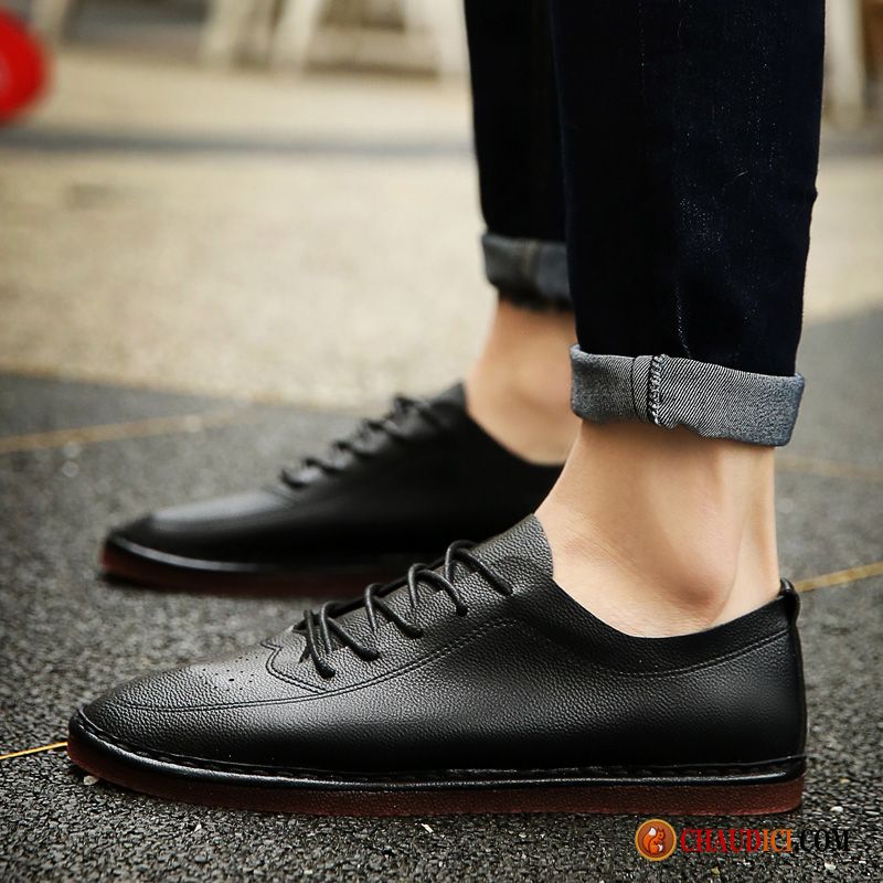 Chaussures Simili Cuir Homme Lavande Entreprise Été Tendance Homme Tous Les Assortis Soldes