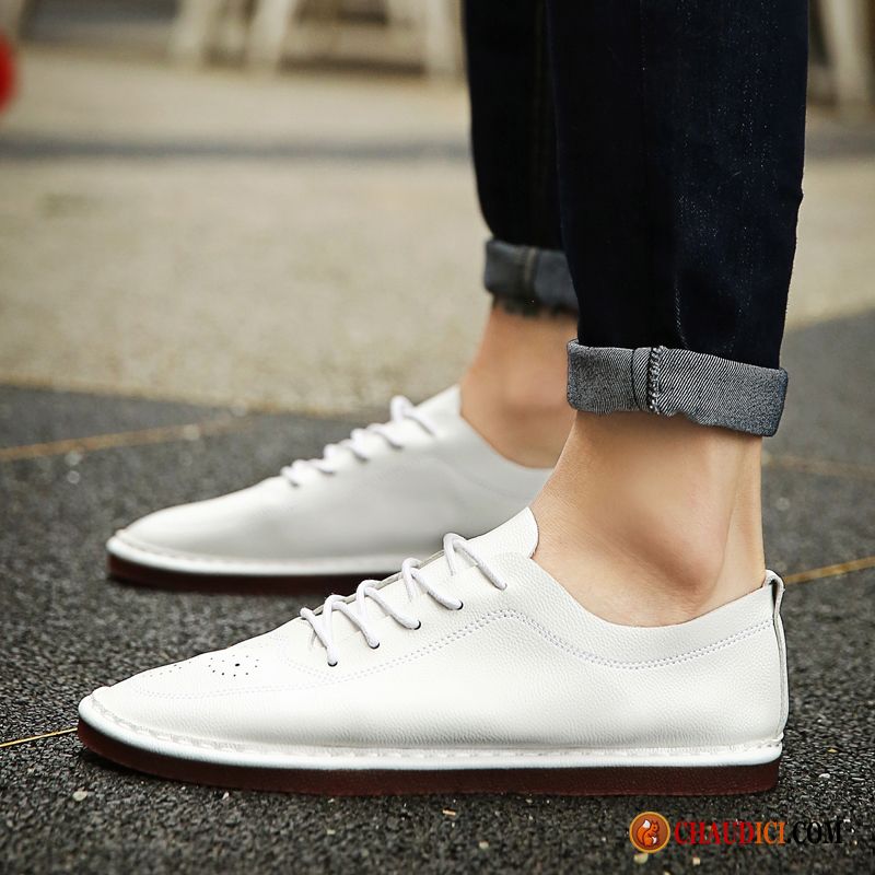 Chaussures Simili Cuir Homme Lavande Entreprise Été Tendance Homme Tous Les Assortis Soldes