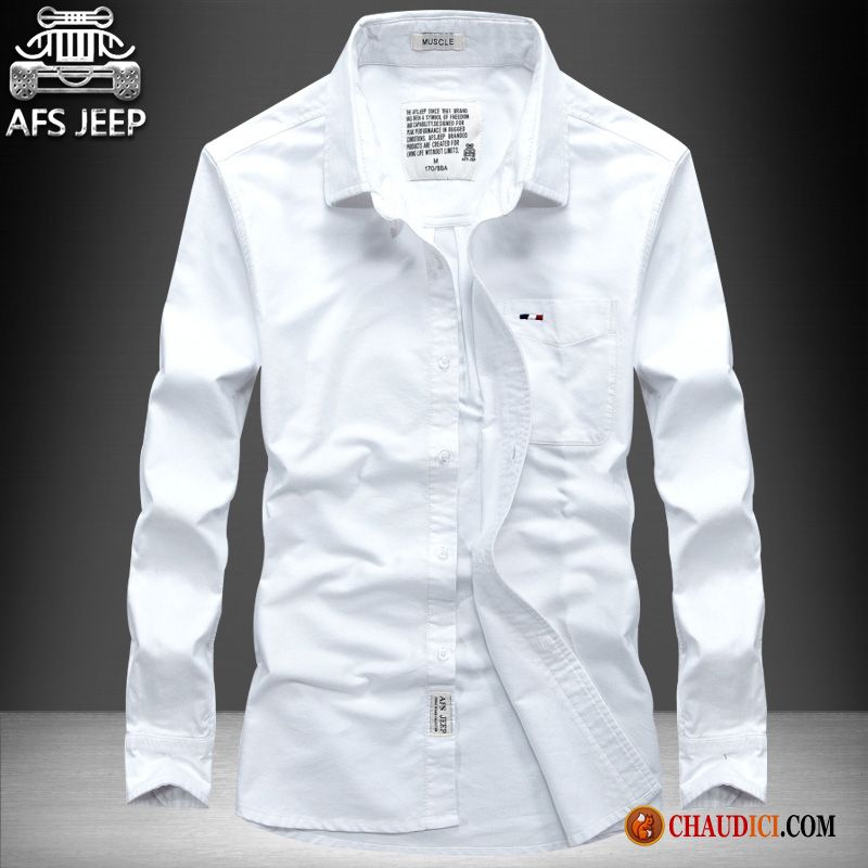 Chemise Homme Fashion Coupe Droite Jeunesse De Travail Chemise Slim Légère