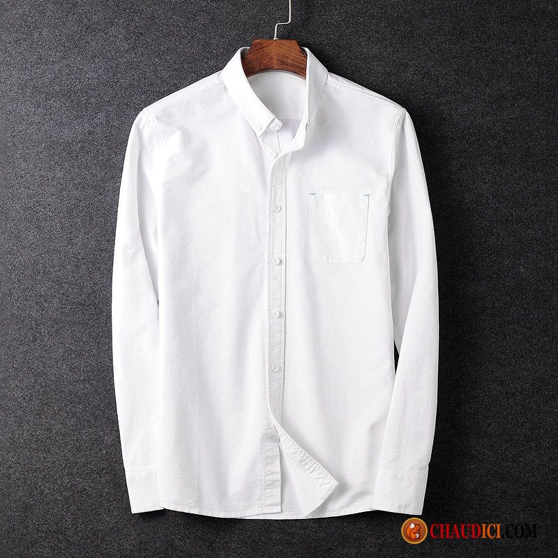 Chemise Homme Grise Chameau Chemise Jeunesse Longues Col Mandarin Blanc