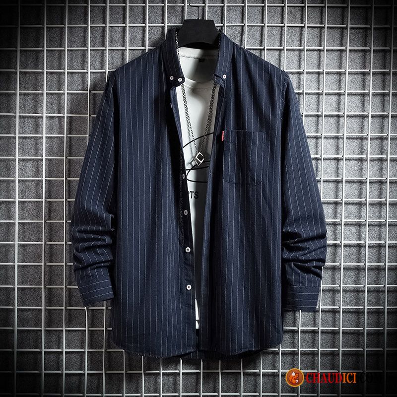 Chemise Homme Stylé Tendance Marque De Tendance Homme Été Manteau