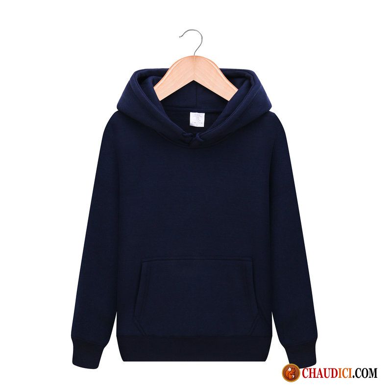 Debardeur Homme Laine Sweat À Capuche Chocolat Décontractée Simple Hoodies Fourreau Grande Taille