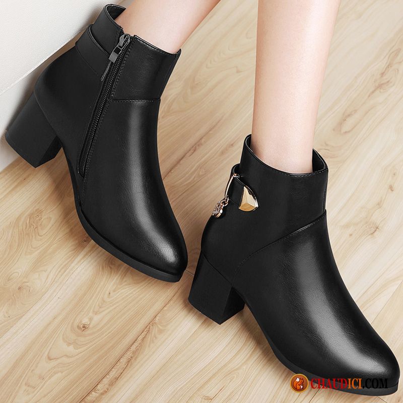 Des Bottes Pas Cher Femme Plus De Velours Bottes Martin Angleterre Mode Femme