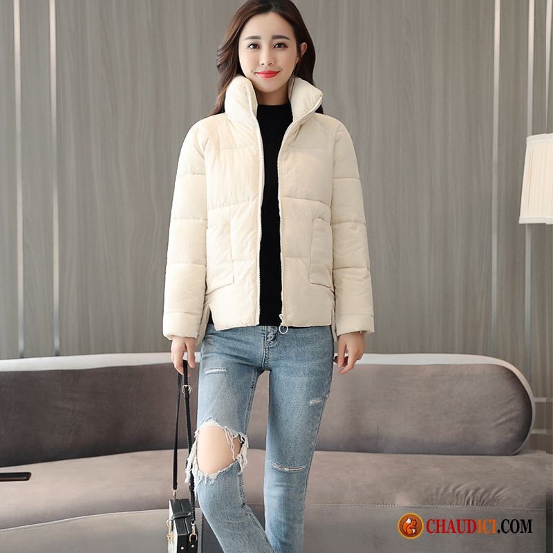 Doudoune Avec Fourrure Manteau En Coton Manteau Matelassée Hiver Court En Vente