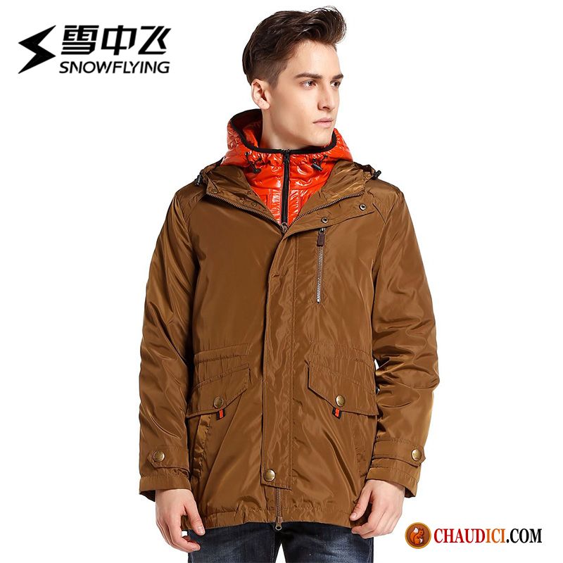 Doudoune Blouson Pour Homme Manteau Longue Deux-pièces Décontractée Doudoune En Ligne