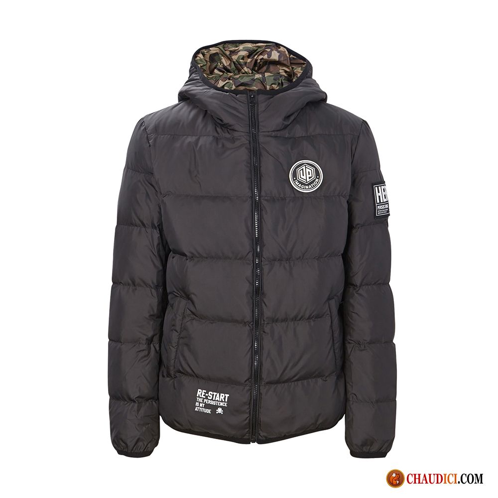 Doudoune D Hiver Homme Doudoune Bleu Capuche Homme Hiver