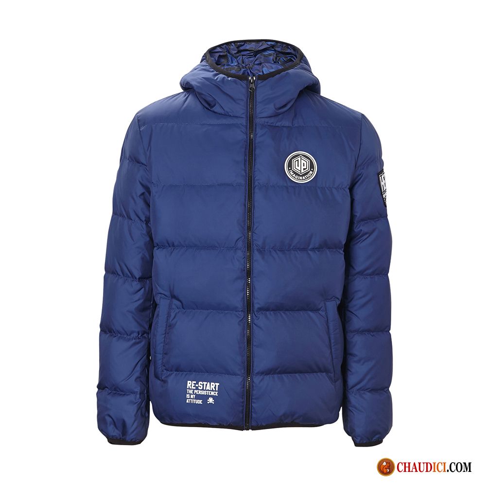 Doudoune D Hiver Homme Doudoune Bleu Capuche Homme Hiver