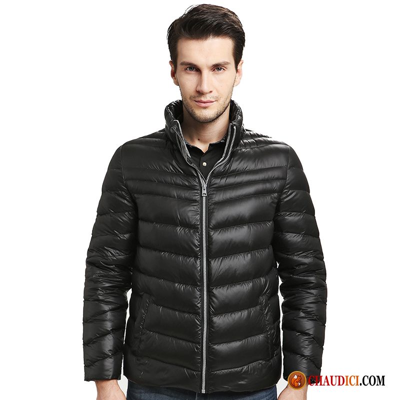 Doudoune De Marque Homme Neige Mode Court Slim Homme Manteau Pas Cher