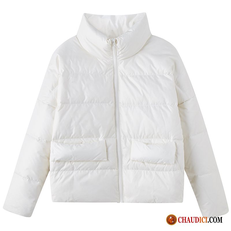 Doudoune Femme Hiver Manteau Femme Baggy Blanc