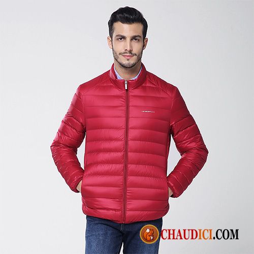 Doudoune Grande Marque Homme Sarcelle Manteau Printemps Jeunesse Court Lumière