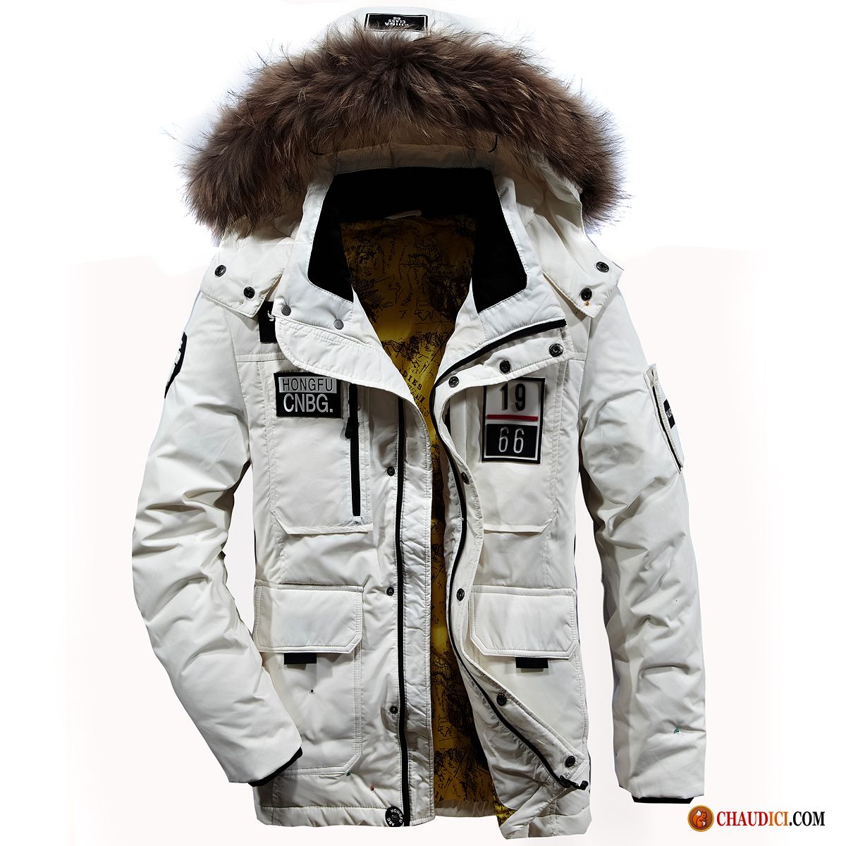 Doudoune Homme Longue Doudoune Hiver Manteau Épaissir