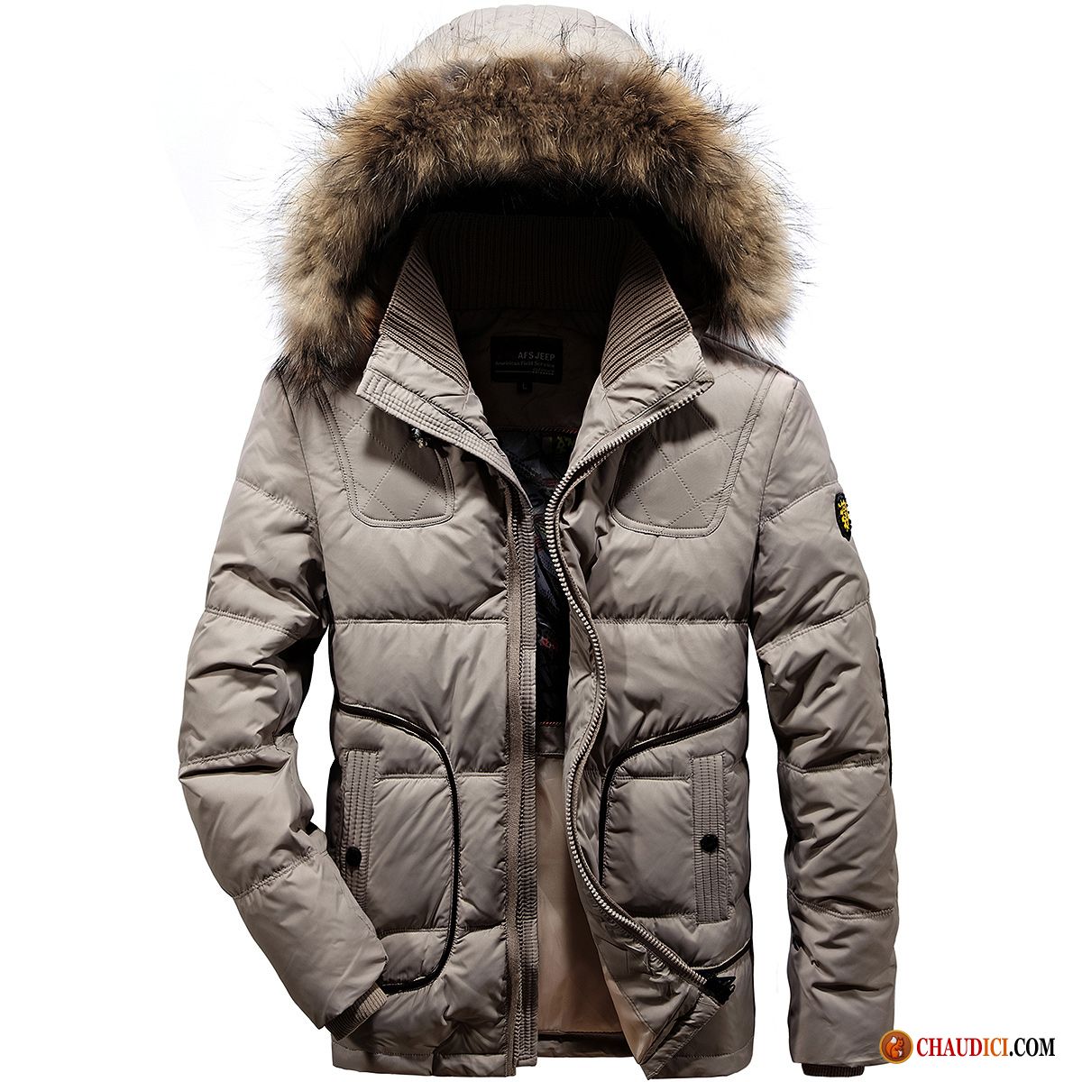 Doudoune Homme Longue Doudoune Hiver Manteau Épaissir