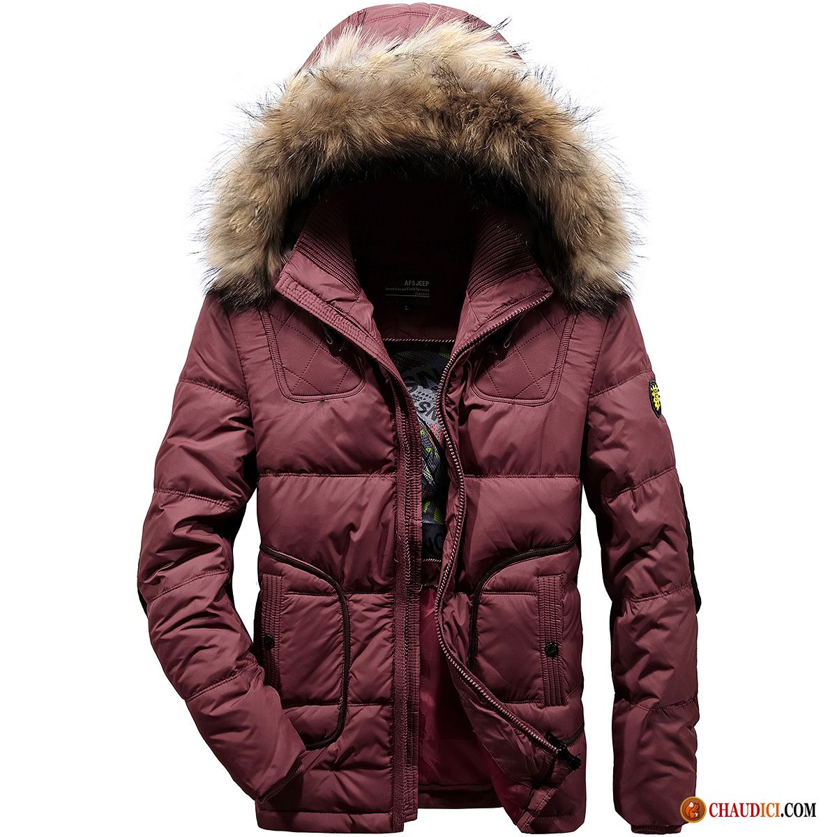 Doudoune Homme Longue Doudoune Hiver Manteau Épaissir