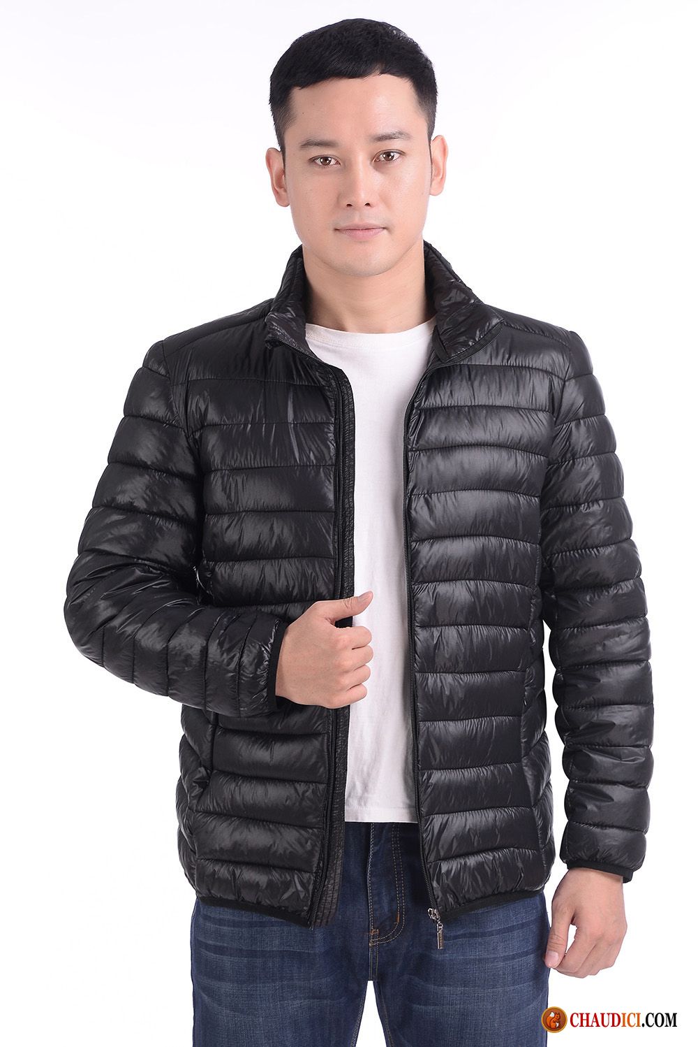 Doudoune Sans Manche Homme Bleu Marine Chameau Matelassé Matelassée Hiver Manteau Manteau En Coton