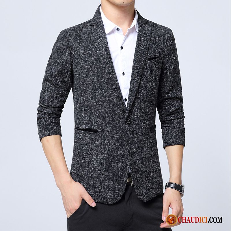 Gilet Blazer Homme Pas Cher Jeunesse Costume Blazer Petit Costume Britanique