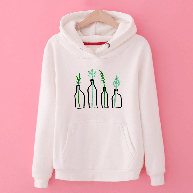 Gros Sweat À Capuche Laine Femme Étudiant Capuche Hoodies Légère Pullovers