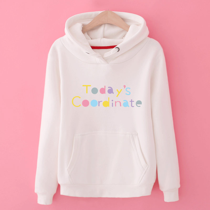 Gros Sweat À Capuche Laine Femme Étudiant Capuche Hoodies Légère Pullovers