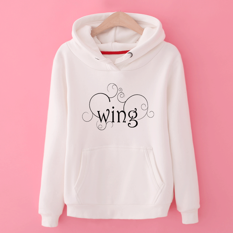 Gros Sweat À Capuche Laine Femme Étudiant Capuche Hoodies Légère Pullovers