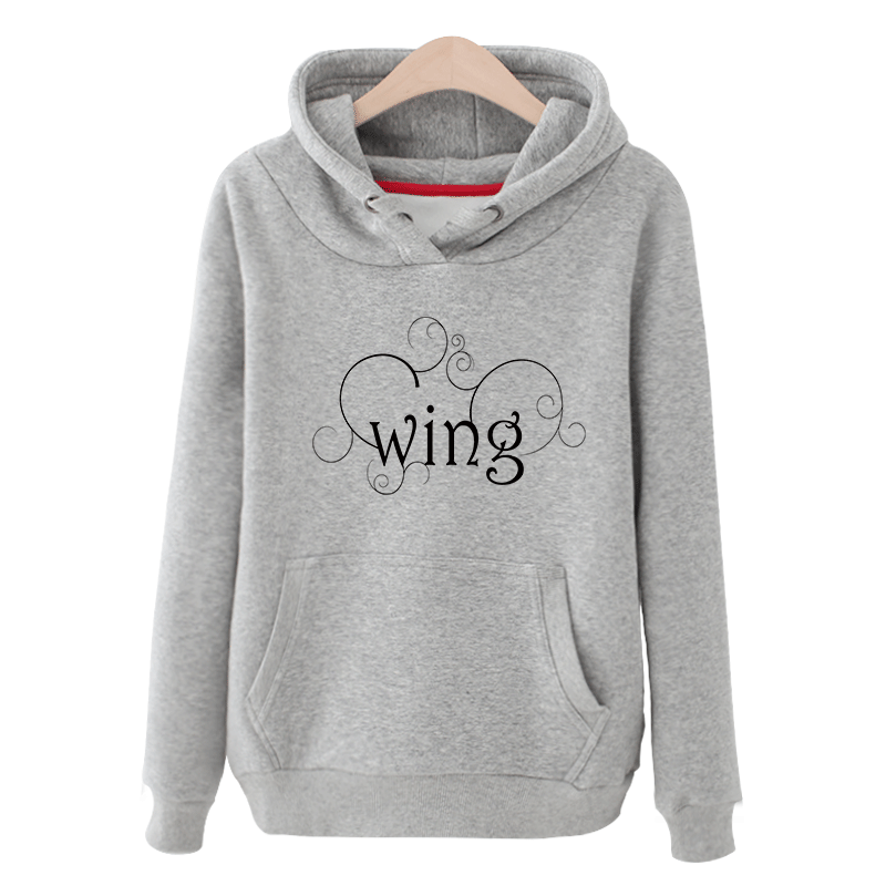 Gros Sweat À Capuche Laine Femme Étudiant Capuche Hoodies Légère Pullovers