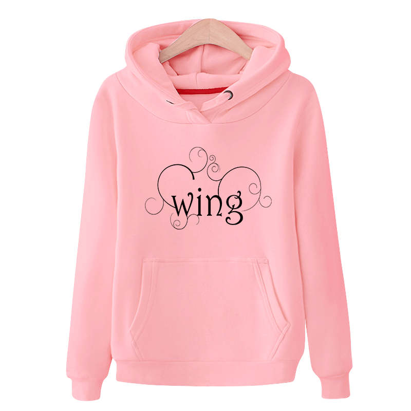 Gros Sweat À Capuche Laine Femme Étudiant Capuche Hoodies Légère Pullovers