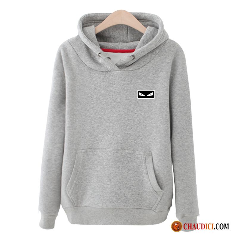 Gros Sweat À Capuche Laine Femme Étudiant Capuche Hoodies Légère Pullovers