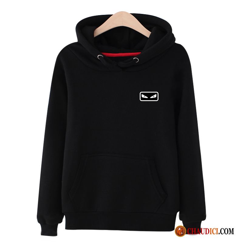 Gros Sweat À Capuche Laine Femme Étudiant Capuche Hoodies Légère Pullovers