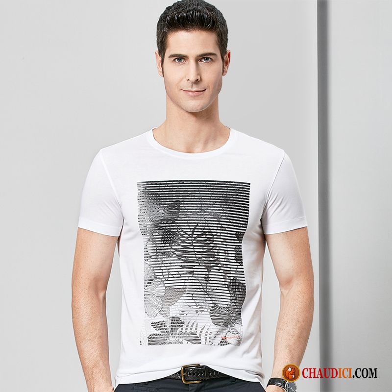 Imprimer Tee Shirt Impression Homme T-shirt Loup Tendance